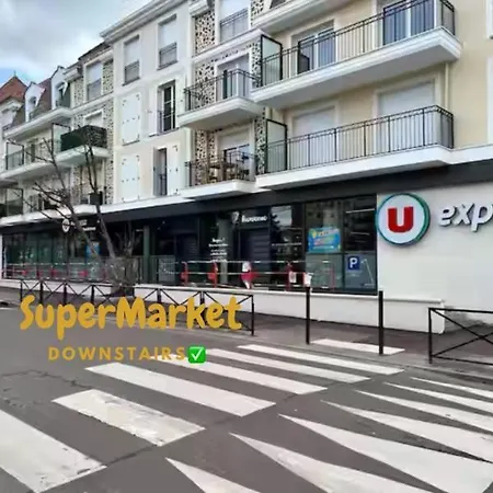 Lejlighed Spacieux 4 Personnes Avec Terrasse Privee & Bureau - Gare A 4min, Paris En 30min